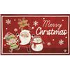 Olivo Tappeti OLIVO.shop | NOEL Zerbino Natale, Tappeto ingresso natalizio moderno, Tappeto natalizio sotto albero, 6 fantasie, misura unica 45x78cm (AMICI)