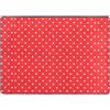 YzgWjBhd Tappeto in poliestere 203,2 x 147,3 cm, per cucina, casa, sala da pranzo, stampa a pois rossi e bianchi, antiscivolo, per soggiorno, camera da letto, casa, ufficio