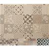 MadeInNature Vinile tappeto Piastrelle cemento/diverse dimensioni & motiv/Runner lavandino anteriore/Vinyl Stile svedese/MadeInNature® (60x500cm, Provence Creme)