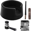 HaPwan Set di accessori da caffè 3 in 1 per Ninja Luxe Cafe/ES601: base pressino + spazzola per la pulizia + ago per mescolare | per un'estrazione stabile e una facile pulizia