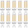 ZFQ Lampadine LED G9 7W, 700LM Equivalente 70W Alogena, Bianco caldo 3000K, 64-LED SMD2835, 220-240V, Non Dimmerabile, Risparmio energetico, Angolo Di Fascio Di 360 °, 10 Pezzi