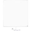WarmlyYours pannello radiante elettrico, bianco, 300 W, 60x60 cm | Pannello radiante a infrarossi lontani da appoggio per camere da letto e uffici, riscaldamento elettrico silenzioso e a