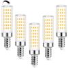 ZYGODLUK Regolabile E14 Lampadine Led 8W Bianco Naturale 4000K 80W Alogena 5 Pezzi | AC220-240V, 900LM,Dimmerabile 0-100%, Salvaguardia Degli Occhi Senza Sfarfallio, Energetica, Efficace dissipazione del calore