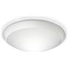 Silamp Plafoniera Rotonda bianca 300 mm con attacco grosso E27 lampadina non inclusa