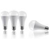 Auraglow Lampadine LED E27 15W Dimmerabili, Bianco Caldo 100W, 4 Pezzi | 1521 lumen, 3000K attacco Edison, 85% di risparmio energetico, per plafoniere e sospensioni, 15000 ore di durata