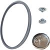 YFYWINSH Guarnizione In Gomma Pentola A Pressione 22cm Per WMF Perfect Ricambio | Guarnizione Pentola A Pressione con 1 guarnizione e 2 componenti del coperchio, ricambio per pentole a pressione compatibili