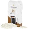ORIGINALWAX Cera di Soia Premium 25 kg Cera di Soia Naturale Vegetale per la Produzione di Candele Soy Wax per Candele Fai da Te Per La Produzione di Candele da Agricoltura Biologica, Senza Additivi