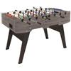 Garlando Champion Rovere Grigio - Calcio Balilla Biliardino Professionale Pieghevole con Aste Rientranti Ø16 mm