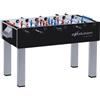 Garlando F-200 Evolution Nero Silver - Calcio Balilla Biliardino con Aste Rientranti Telescopiche Ø16 mm