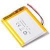 AFTERTECH 755060 3000mAh 3Ah 60x50x7,5mm CELLA POLIMERI DI LITIO LI-POLIMER LIPO 3,7v 3,7v RICARICABILE CON BMS E CONNETTORE JST PHR 02 M4M1