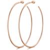 GoldChic Orecchini Cerchio Donna Semplici, Leggeri e Comodi Larghezza 2 mm | Leggeri e Ipoallergenici, Argento/Oro/Oro Rosa/Nero, 15 mm/20 mm/30 mm/40 mm/50 mm/60 mm/70 mm/80 mm/90 mm/100 mm