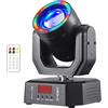 wecan Luci a testa mobile wecan per DJ, Mini testa mobile LED, proiettore a raggio di luce per palcoscenico, per feste
