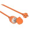 Velamp Prolunga da Esterni 20 m - cavo 16 A / 1,5 mm², spina e presa Bipasso/Schuko con protezione bambini, ideale per attrezzi da esterno