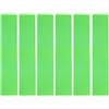 FUNOMOCYA 6 Pezzi Kit di Marcatori per Campo Tennis, Linee da Posare, PVC | Forma Piatta e Angolo Retto, Bianco e Verde, per Palestra, Lezioni PE e Esercizi Rapidi