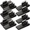 ULTECHNOVO 2 Set Clip per Mazze da Golf Supporto Putter, Nero, Plastico | Aggancio al Bordo della Sacca, Leggero e Portatile, Organizza il Putter per Principianti e Golfisti