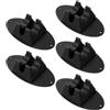 TOYANDONA 5 Pezzi Supporto Parcheggio per Monopattino Elettrico Nero in | Bici Compatte, Scuole e Punti, Texture Puntinata, Appoggio a Pavimento