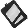 VANZACK Borsa Porta Pinne da Surf Scomparto Attrezzi, PVC Nero | Nylon 600d, Interno Diviso, per Pinna Tavola e Chiave, Viaggio Spiaggia