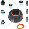 Ewon P25 P35 Testina decespugliatore per McCulloch Cabrio Plus 257 297 347 407 Colibri II Colibri II Plus HG55 Li-40T Premio B Premio BTX Premio EX Premio L T26CS T251 TM252 TM281 Trim Mac SL