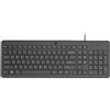 HP Tastiera con cavo HP 150, formato standard (100%), cavo, USB, nera