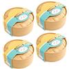 LXYYDS 4 pezzi Squishy XXL Anti-Mystery Dumpling, giocattolo antistress, regalo per adulti, oro, rosso, blu, trasparente