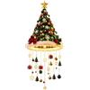 Generico Lampadario a Illuminato con Cappello da Babbo Natale | Cappello da Babbo Natale festivo divertente a luce calda a LED con nappe, per mensola del del patio del portico