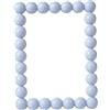 Faticenic Simpatiche cornici per foto, cornice per foto in plastica con perline da 4x6 pollici, cornici decorative da tavolo e da parete, ornamenti per decorazioni per soggiorno, camera da letto (blu)