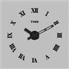 Giallobus - Orologio da Parete Adesivo Grande Float - Roman - Legno Mdf - Float ⌀ 60/80/110cm - 14 - Lignum - Orologio da parete moderno - Numeri adesivi 3d - Diametro variabile 60/80/100cm