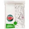 Generic Coperture Per Alimenti 100 Pezzi Pellicola Elastica Trasparente | Coperture per Contenitori per Pasta Madre per Piatti, Contenitori, Avanzi di Cibo, Frutta e Verdura Fresche, Cottura e