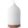 MULIN Diffusore di Oli Essenziali in Vetro, 100ML Diffusore Aromaterapia ad Ultrasuoni Ultra Silenzioso, 7 Colori LED, Senza BPA, Profumatore Ambiente per Relax e Benessere