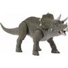 Mattel NUOVO giocattolo dinosauro Mattel JURASSIC WORLD Hammond Collection Tricerato...