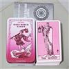 PremiumTech Mazzo Tarocchi Rose Rider 78 Carte Vintage Rosa con Guida e Scatola Latta