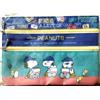 Arachidi Peanuts x JAPAN POST Zipper Poach Bag 3 tasche Snoopy Andy Olaf personaggio G...