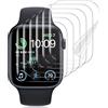 Stejnhge idrogel Pellicola Protettiva 5pcs per Apple Watch Series 12 43mm | Senza Bolle Trasparente HD, Pellicola TPU Autoriparante, Morbida Protezione Schermo
