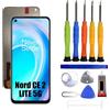 VUXYIT Compatibile con Oneplus Nord CE 2 Lite 5G schermo touch screen convertitore digitale display LCD di ricambio [con impronte digitali] Kit di riparazione incluso