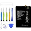 ERYNK HB496590EFW Batteria di ricambio compatibile con Honor X8 X7 X6 5G con kit di attrezzi