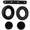 Naapesi Cuscinetti Auricolari di Ricambio per Beyerdynamic DT770 PRO/DT990 Pro | Imbottitura di ricambio per archetto in morbido velluto per DT880 Pro/HS200/HS400/DT 790/DT797 - Nero