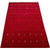 WAWA TEPPICH Tappeto tessuto a mano Lana 170 x 240 cm G543T6-170x240 | DESIGN G543T6-170x240: Tonalità rosso facili da abbinare ad ambienti moderni e classici.