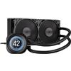 CORSAIR NAUTILUS 240 RS LCD Dissipatore a Liquido per CPU - Schermo LCD IPS da 2,1, AIO da 240 mm, Bassa rumorosità, Daisy-Chain, Intel LGA 1851/1700, AMD AM5/AM4 - 2 ventole RS120 incluse - Nero