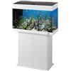 Ferplast Mobile supporto per acquario STAND DUBAI 80 con ante e ripiano, Piedini regolabili, Piano resistente all'acqua, 81 x 36 x h 73 cm, Legno Bianco