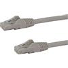 StarTech.com Cavo patch Cat6 con connettori RJ45 senza gancio - 22,8 m, grigio, 22,9 m