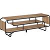 Syfax Supporto TV, dimensioni 140 x 36 x 45 cm, realizzato in legno impiallacciato effetto "rovere artigianale"