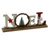 VACCHETTI GIUSEPPE SPA SCRITTA NOEL LEGNO 30X5X10CM NATURALE