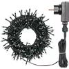 LOTTI IMPORTEX SRL Luci di Natale Catena da 12,8mt con 320 LED Bianco Freddo, Memory Controller e 8 Giochi di Luce