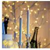 LOTTI IMPORTEX SRL Set 2 Candele di Natale Moving Flame Avorio, La Magia di Natale Luminosa