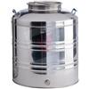 SANSONE INOX SRL Bidone in acciaio inox, 20LT, con predisposizione, ideale per campagna olio