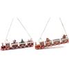 MERCURY S.R.L. PENDENTE TRENINO LEGNO 20X5X2,5CM ASSORTITO