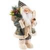 BIZZOTTO ANDREA NATALE Babbo Natale Charles Verde 26x16x40 cm, Decorazione Natalizia per Portare la Magia di Natale nella Tua Casa
