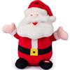 DECAR 2 S.R.L. PELUCHE DI BABBO NATALE 25CM CON LUCI MUSICA E MOVIMENTO