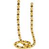 NEW BI SRL Ghirlanda di Natale Sfere Oro 3cm Lunghezza 180cm PVC, Decorazioni Natalizie, Addobbi, La magia di Natale per la casa
