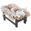 BIZZOTTO ANDREA NATALE Figura Gesù Bambino di Natale 38,1x27,9x22,9h - La Magia di Natale a casa tua
